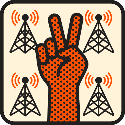 Cell tower icon